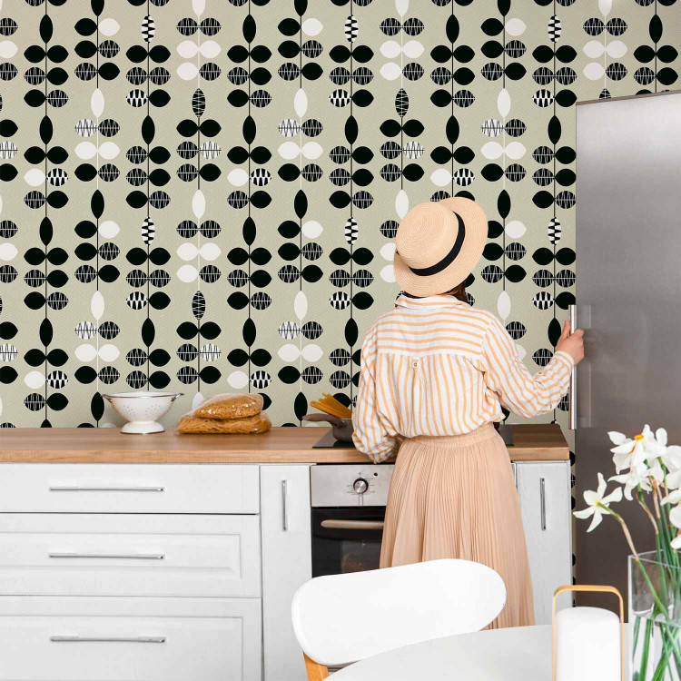 Modern Wallpaper Black and White Dots 114655 additionalImage 8