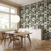 Modern Wallpaper Black and White Dots 114655 additionalThumb 5