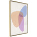 Poster Common Part - abstraction in beige with colorful irregular forms 116955 additionalThumb 14