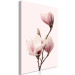Canvas Breath of Spring (1-part) - Pink Magnolia Flower in Nature's Shade 117155 additionalThumb 2