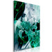 Canvas Print Green World of Lilies (1-part) - Floral Motif in Abstraction 117855 additionalThumb 2
