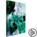 Canvas Print Green World of Lilies (1-part) - Floral Motif in Abstraction 117855 additionalThumb 6