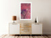 Poster Crimson Abstraction - geometric composition with a touch of pink 118255 additionalThumb 9