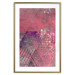 Poster Crimson Abstraction - geometric composition with a touch of pink 118255 additionalThumb 14