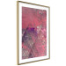 Poster Crimson Abstraction - geometric composition with a touch of pink 118255 additionalThumb 12