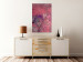 Poster Crimson Abstraction - geometric composition with a touch of pink 118255 additionalThumb 17