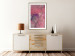 Poster Crimson Abstraction - geometric composition with a touch of pink 118255 additionalThumb 13