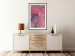 Poster Crimson Abstraction - geometric composition with a touch of pink 118255 additionalThumb 10