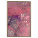 Poster Crimson Abstraction - geometric composition with a touch of pink 118255 additionalThumb 16