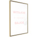 Wall Poster Welcome to Our Fairy Tale - pink Polish texts on a white background 122855 additionalThumb 8