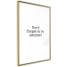 Poster Don't Forget to Be Awesome! - black English texts on a white background 122955 additionalThumb 3