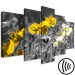 Canvas Yellow Poppies (5 Parts) Wide 123055 additionalThumb 6