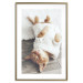 Poster Lazy Cat - brown animal in a white sweater on a wooden floor 124455 additionalThumb 14