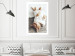 Poster Lazy Cat - brown animal in a white sweater on a wooden floor 124455 additionalThumb 2