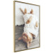 Poster Lazy Cat - brown animal in a white sweater on a wooden floor 124455 additionalThumb 12