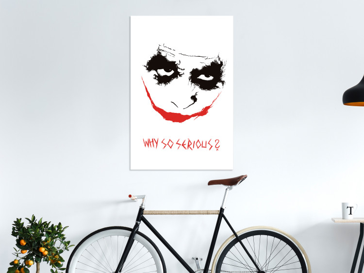 Canvas Art Print Why so Serious? (1 Part) Vertical 125355 additionalImage 3