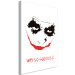 Canvas Art Print Why so Serious? (1 Part) Vertical 125355 additionalThumb 2