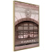 Wall Poster Chanel Boutique - building architecture with the fashion company's name and sculpture 125755 additionalThumb 12