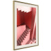 Wall Poster Stairs to Nowhere - abstract red staircase 126555 additionalThumb 3