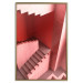 Wall Poster Stairs to Nowhere - abstract red staircase 126555 additionalThumb 17