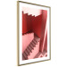Wall Poster Stairs to Nowhere - abstract red staircase 126555 additionalThumb 9