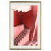 Wall Poster Stairs to Nowhere - abstract red staircase 126555 additionalThumb 20