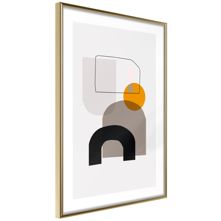 Wall Poster Primitive Man - abstract geometric figures on a light background 126655 additionalImage 9