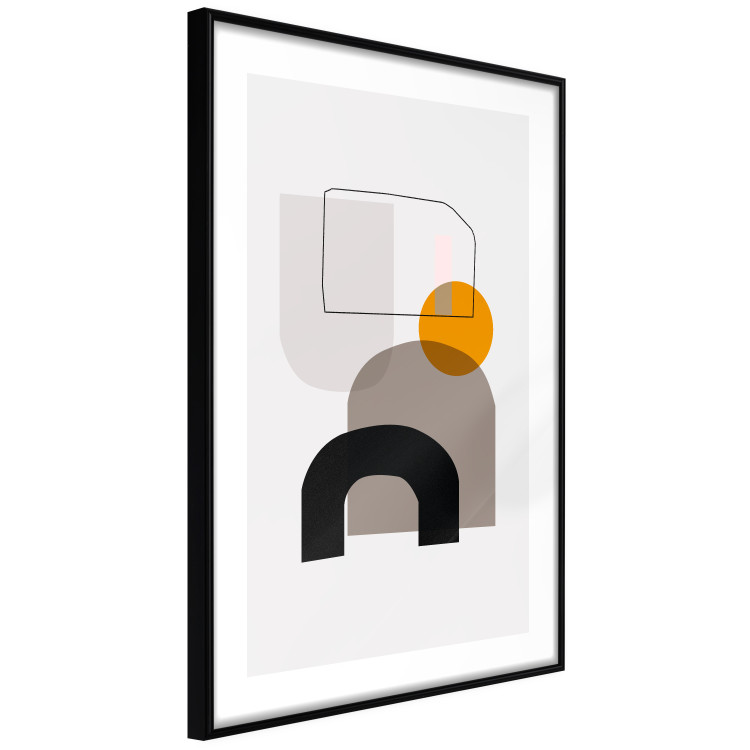 Wall Poster Primitive Man - abstract geometric figures on a light background 126655 additionalImage 8