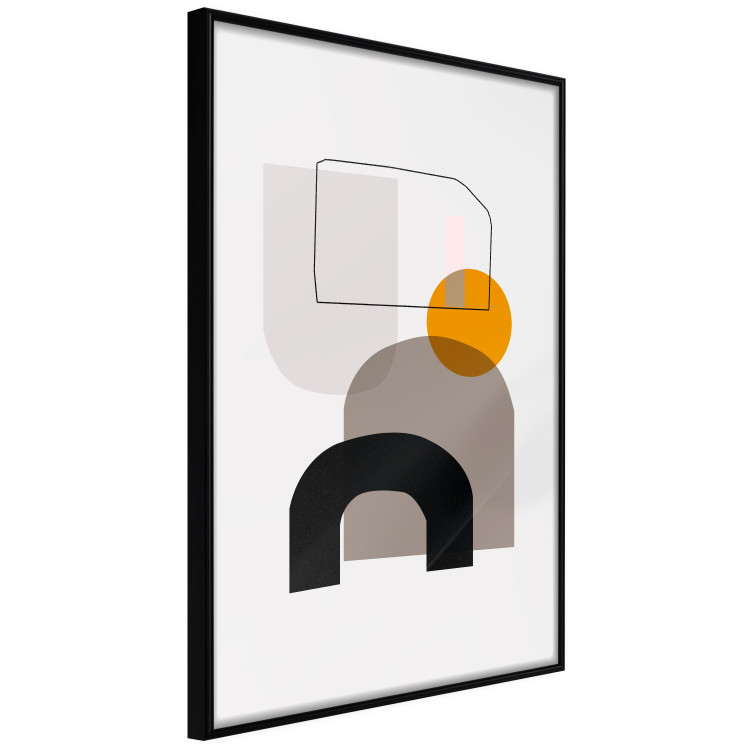 Wall Poster Primitive Man - abstract geometric figures on a light background 126655 additionalImage 11