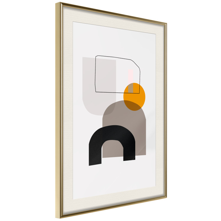 Wall Poster Primitive Man - abstract geometric figures on a light background 126655 additionalImage 3
