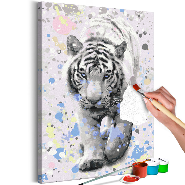 Paint by number White Tiger  128355 additionalImage 3