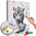 Paint by number White Tiger  128355