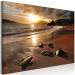 Canvas Print Beach in Rafailovici (1-part) wide - sunset landscape 128955 additionalThumb 2