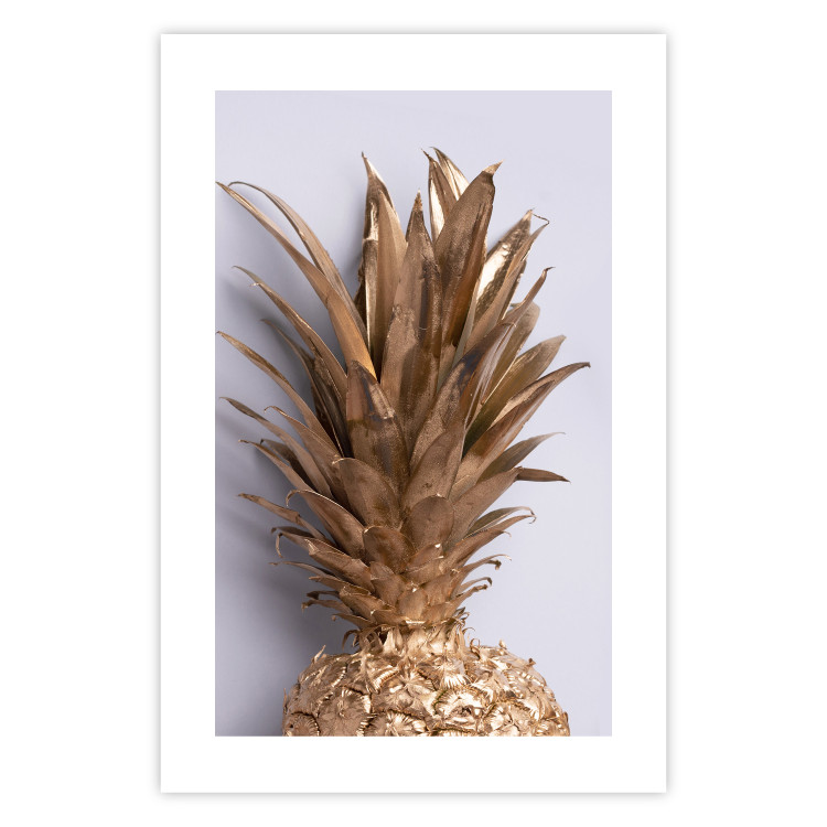 Poster Golden Fruit - summer composition with tropical plant on a uniform background 129355 additionalImage 19