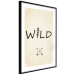 Poster Wild Nature - English text with a tree element on a beige background 130455 additionalThumb 6