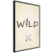 Poster Wild Nature - English text with a tree element on a beige background 130455 additionalThumb 13