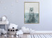 Poster Polar Bear - animal in water with fish against a winter composition background 130755 additionalThumb 9