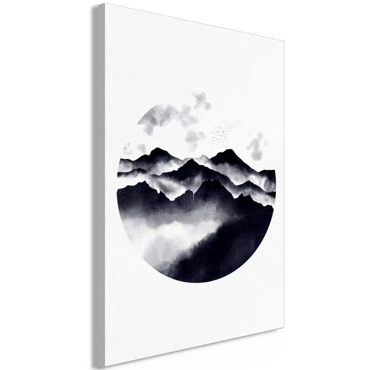 Canvas Art Print Mountain Landscape (1 Part) Vertical 130855 additionalImage 2