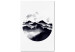 Canvas Art Print Mountain Landscape (1 Part) Vertical 130855