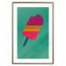 Poster Treat Yourself - colorful popsicle ice creams on a solid turquoise background 131955 additionalThumb 14