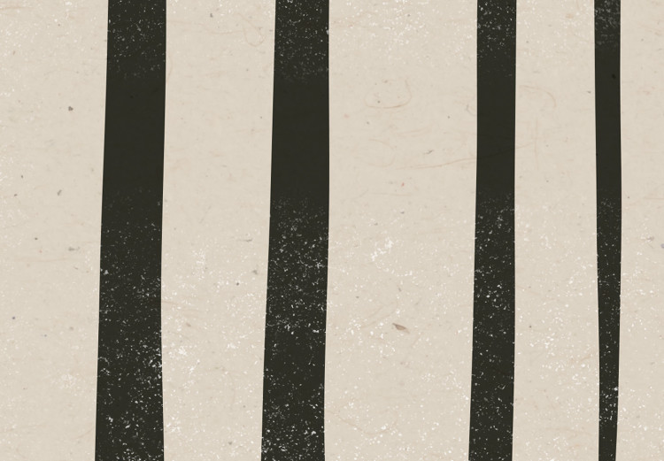 Poster High Colonnade - black lines creating patterns in abstract motif 134355 additionalImage 2