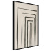 Poster High Colonnade - black lines creating patterns in abstract motif 134355 additionalThumb 13