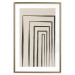 Poster High Colonnade - black lines creating patterns in abstract motif 134355 additionalThumb 14