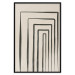 Poster High Colonnade - black lines creating patterns in abstract motif 134355 additionalThumb 16