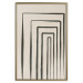 Poster High Colonnade - black lines creating patterns in abstract motif 134355 additionalThumb 21