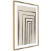 Poster High Colonnade - black lines creating patterns in abstract motif 134355 additionalThumb 10