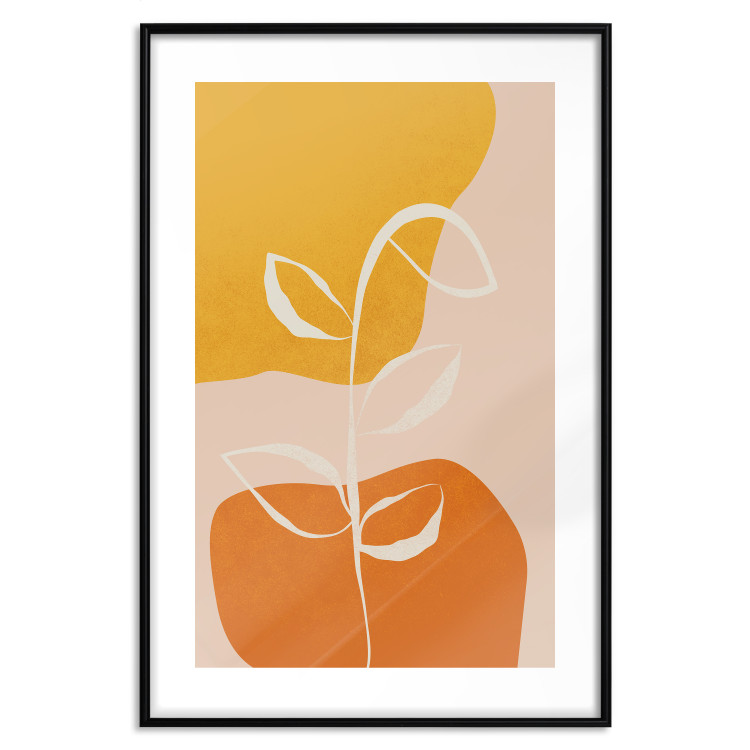 Poster Young Plant - abstract plant on a colorful and pastel background 135655 additionalImage 6
