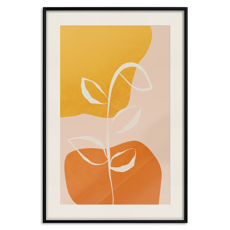 Poster Young Plant - abstract plant on a colorful and pastel background 135655 additionalImage 6