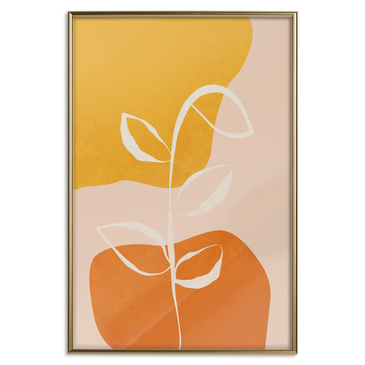Poster Young Plant - abstract plant on a colorful and pastel background 135655 additionalImage 9