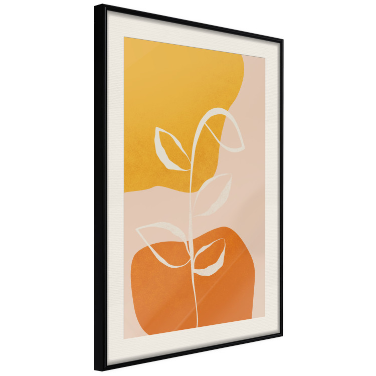 Poster Young Plant - abstract plant on a colorful and pastel background 135655 additionalImage 23